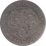 1899 SHILLING ( FINE ) 14 - Shilling - Cambridgeshire Coins