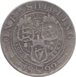 1899 SHILLING ( FINE ) 15 - Shilling - Cambridgeshire Coins