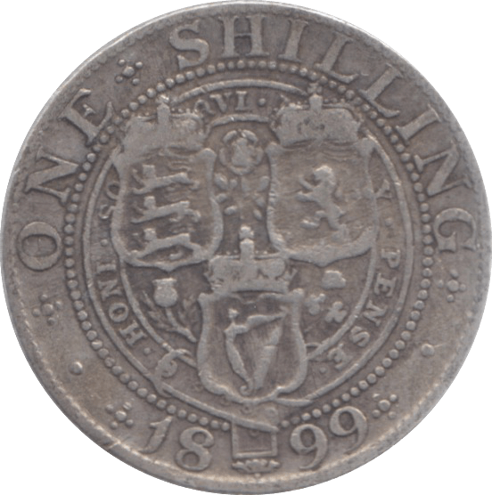 1899 SHILLING ( FINE ) 15 - Shilling - Cambridgeshire Coins