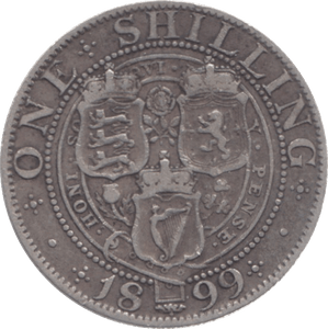 1899 SHILLING ( FINE ) 16 - Shilling - Cambridgeshire Coins