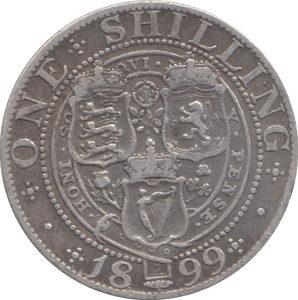 1899 SHILLING ( FINE ) 5 - SHILLING - Cambridgeshire Coins