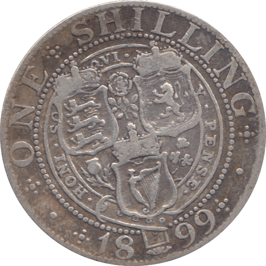 1899 SHILLING ( FINE ) 5 - SHILLING - Cambridgeshire Coins