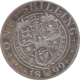 1899 SHILLING ( FINE ) 5 - SHILLING - Cambridgeshire Coins