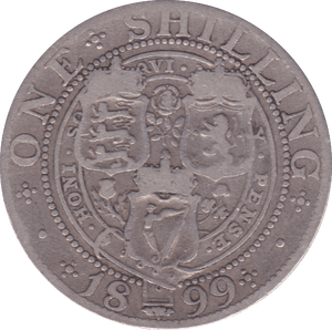 1899 SHILLING ( FINE ) - Shilling - Cambridgeshire Coins