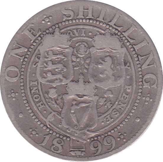 1899 SHILLING ( FINE ) - Shilling - Cambridgeshire Coins