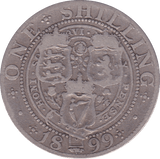 1899 SHILLING ( FINE ) - Shilling - Cambridgeshire Coins