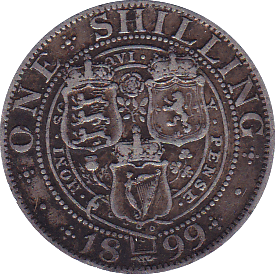 1899 SHILLING ( GF ) - Shilling - Cambridgeshire Coins