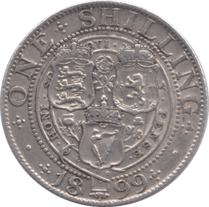 1899 SHILLING ( GVF ) - Shilling - Cambridgeshire Coins
