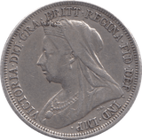 1899 SHILLING ( GVF ) - Shilling - Cambridgeshire Coins