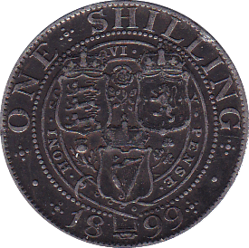 1899 SHILLING ( VF ) . - Shilling - Cambridgeshire Coins