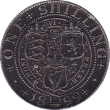 1899 SHILLING ( VF ) . - Shilling - Cambridgeshire Coins