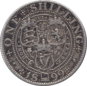 1899 SHILLING ( VF ) - Shilling - Cambridgeshire Coins