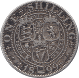 1899 SHILLING ( VF ) - Shilling - Cambridgeshire Coins