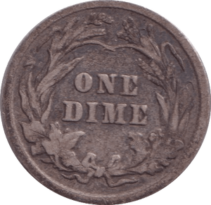 1899 SILVER 1 DIME USA - SILVER WORLD COINS - Cambridgeshire Coins