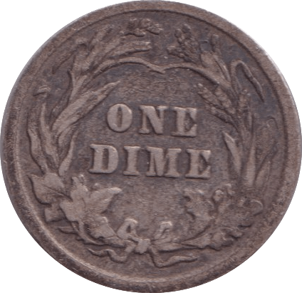 1899 SILVER 1 DIME USA - SILVER WORLD COINS - Cambridgeshire Coins