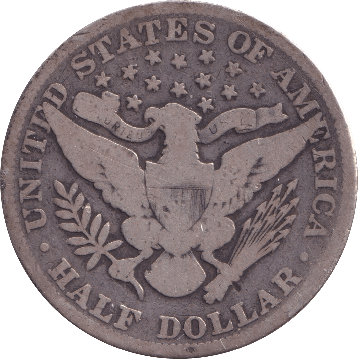 1899 SILVER HALF DOLLAR USA - SILVER WORLD COINS - Cambridgeshire Coins