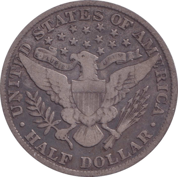 1899 SILVER HALF DOLLAR USA - SILVER WORLD COINS - Cambridgeshire Coins