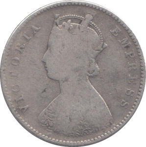 1899 SILVER HALF RUPEE INDIA - SILVER WORLD COINS - Cambridgeshire Coins