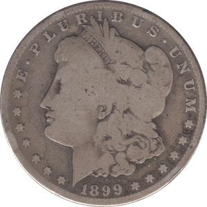 1899 SILVER MORGAN DOLLAR SAN FRANCISCO MINT - SILVER WORLD COINS - Cambridgeshire Coins