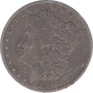 1899 SILVER MORGAN DOLLAR USA - WORLD SILVER COINS - Cambridgeshire Coins