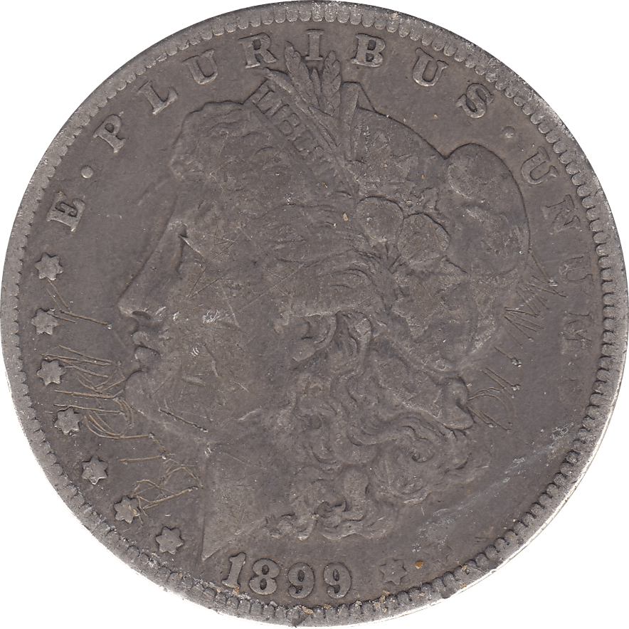 1899 SILVER MORGAN DOLLAR USA - WORLD SILVER COINS - Cambridgeshire Coins