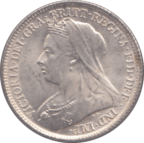 1899 SIXPENCE ( AUNC ) - Sixpence - Cambridgeshire Coins