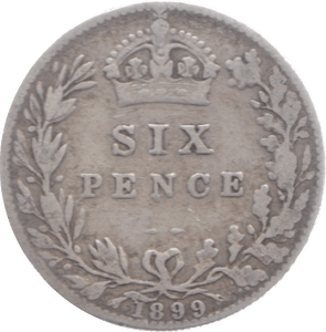 1899 SIXPENCE ( FINE ) 6 - Sixpence - Cambridgeshire Coins