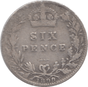 1899 SIXPENCE ( FINE ) 9 - Sixpence - Cambridgeshire Coins