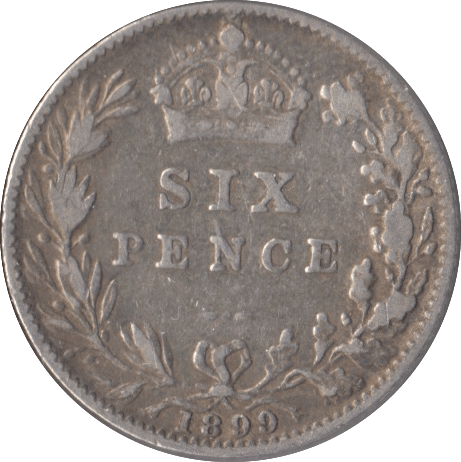 1899 SIXPENCE ( FINE ) - Sixpence - Cambridgeshire Coins