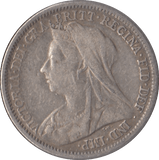 1899 SIXPENCE ( FINE ) - Sixpence - Cambridgeshire Coins