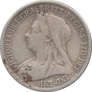 1899 SIXPENCE ( GF ) 3 - SIXPENCE - Cambridgeshire Coins