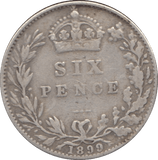 1899 SIXPENCE ( GF ) 3 - SIXPENCE - Cambridgeshire Coins