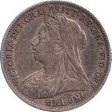 1899 SIXPENCE ( GVF ) - Sixpence - Cambridgeshire Coins