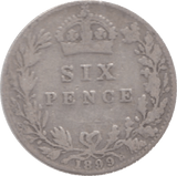 1899 SIXPENCE ( NF ) 9 - Sixpence - Cambridgeshire Coins