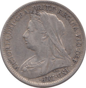 1899 SIXPENCE ( VF ) 8 - SIXPENCE - Cambridgeshire Coins