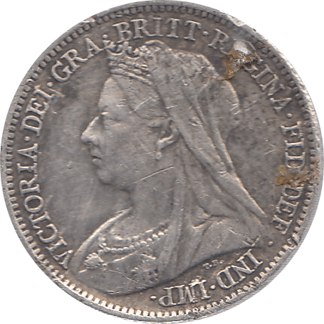 1899 SIXPENCE ( VF ) I - Sixpence - Cambridgeshire Coins