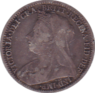 1899 THREEPENCE ( F ) - Threepence - Cambridgeshire Coins
