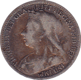 1899 THREEPENCE ( FAIR ) - Threepence - Cambridgeshire Coins