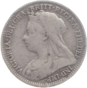 1899 THREEPENCE ( FINE ) 4 - Threepence - Cambridgeshire Coins