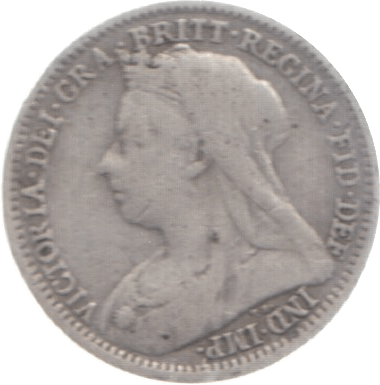 1899 THREEPENCE ( FINE ) 4 - Threepence - Cambridgeshire Coins