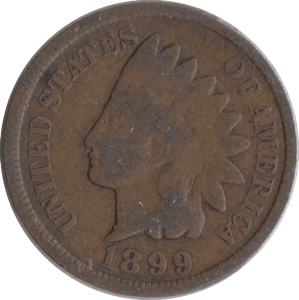 1899 USA ONE CENT - WORLD COINS - Cambridgeshire Coins