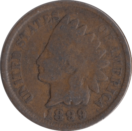 1899 USA ONE CENT - WORLD COINS - Cambridgeshire Coins