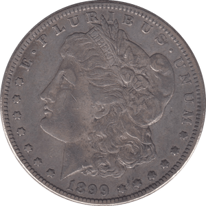 1899 USA SILVER MORGAN DOLLAR NEW ORLEANS MINT ref 2 - WORLD COINS - Cambridgeshire Coins