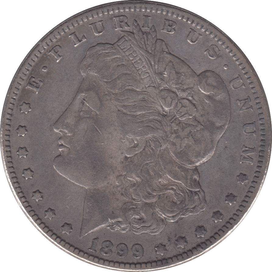 1899 USA SILVER MORGAN DOLLAR NEW ORLEANS MINT ref 2 - WORLD COINS - Cambridgeshire Coins