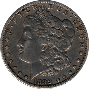 1899 USA SILVER MORGAN DOLLAR NEW ORLEANS MINT - SILVER WORLD COINS - Cambridgeshire Coins