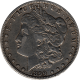 1899 USA SILVER MORGAN DOLLAR NEW ORLEANS MINT - SILVER WORLD COINS - Cambridgeshire Coins