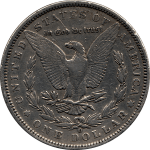 1899 USA SILVER MORGAN DOLLAR NEW ORLEANS MINT - SILVER WORLD COINS - Cambridgeshire Coins