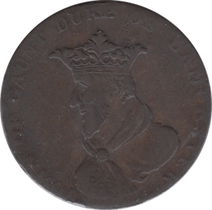 18TH CENTURY HALFPENNY TOKEN CORK JOHN OF GAUNT HM AND CO CYPHER PLAIN DH231 ( REF 191 ) - Token - Cambridgeshire Coins