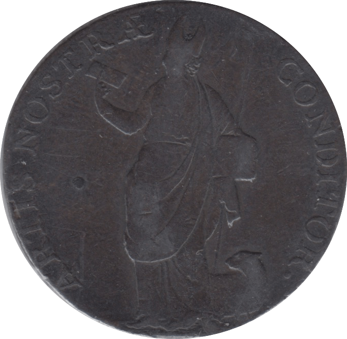 18TH CENTURY HALFPENNY TOKEN LIVERPOOL BISHOP BLAZE DH115 ( REF 62 ) - Token - Cambridgeshire Coins
