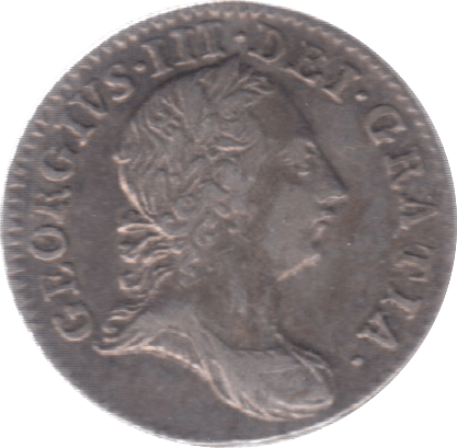 1763 MAUNDY THREEPENCE ( GVF ) 23